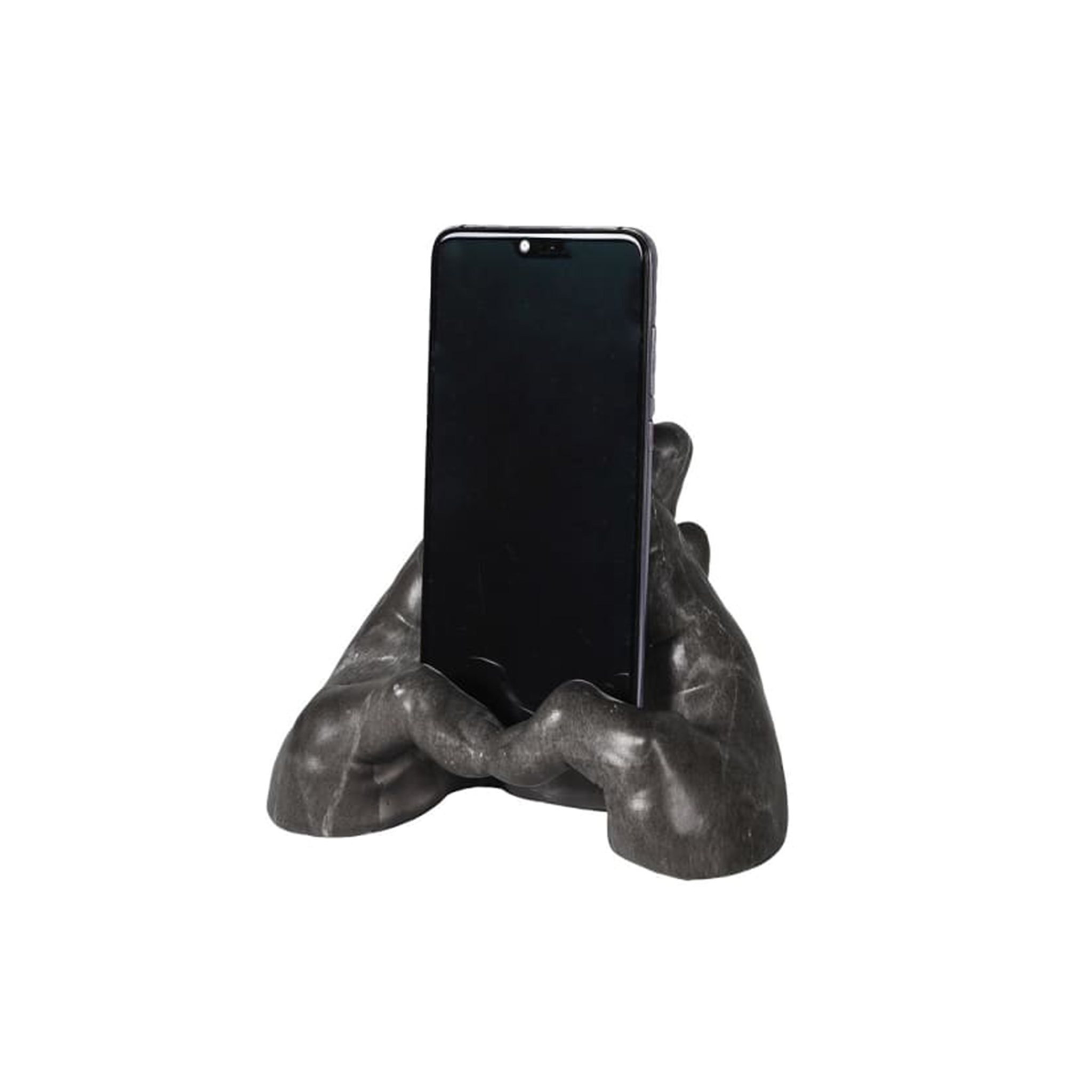 Marble Effect Hand Ornament Phone Holder